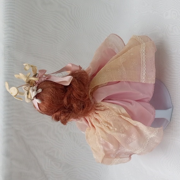 Collectible Vintage Storybook Doll Plastic Sleepy Eyes Pink #2 - Picture 13 of 16